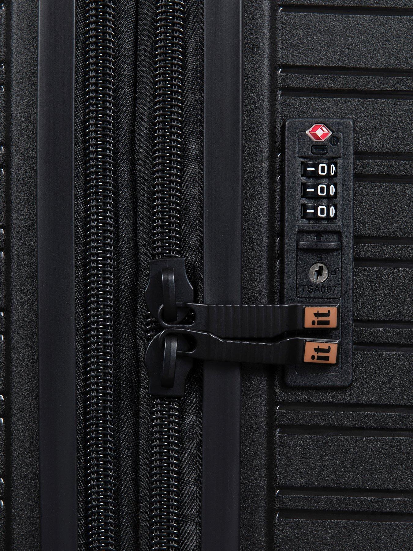 Image 4 of 7 of it Luggage Continuous Black Large Suitcase