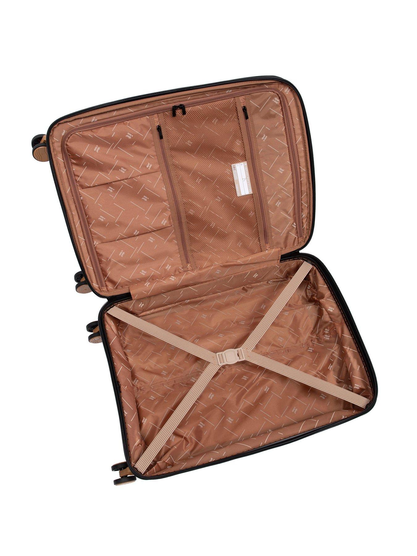Image 7 of 7 of it Luggage Continuous Black Large Suitcase