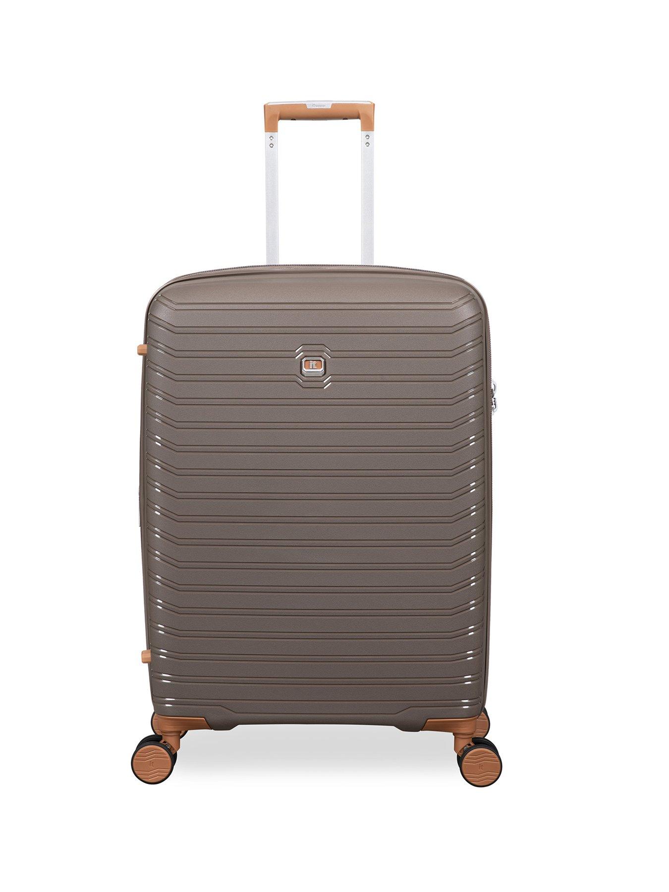 Image 2 of 7 of it Luggage Continuous Coffee Quartz Medium Suitcase