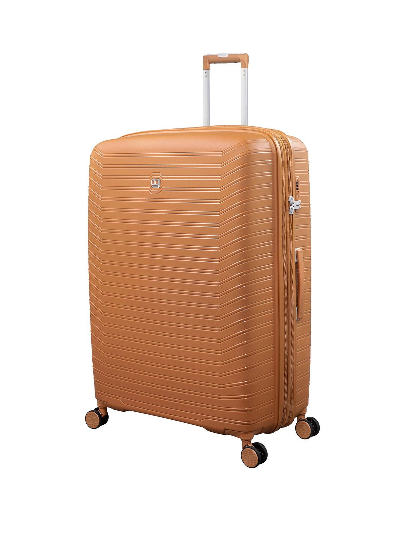 Image 1 of 7 of it Luggage Continuous Pumpkin Spice X-Large Suitcase