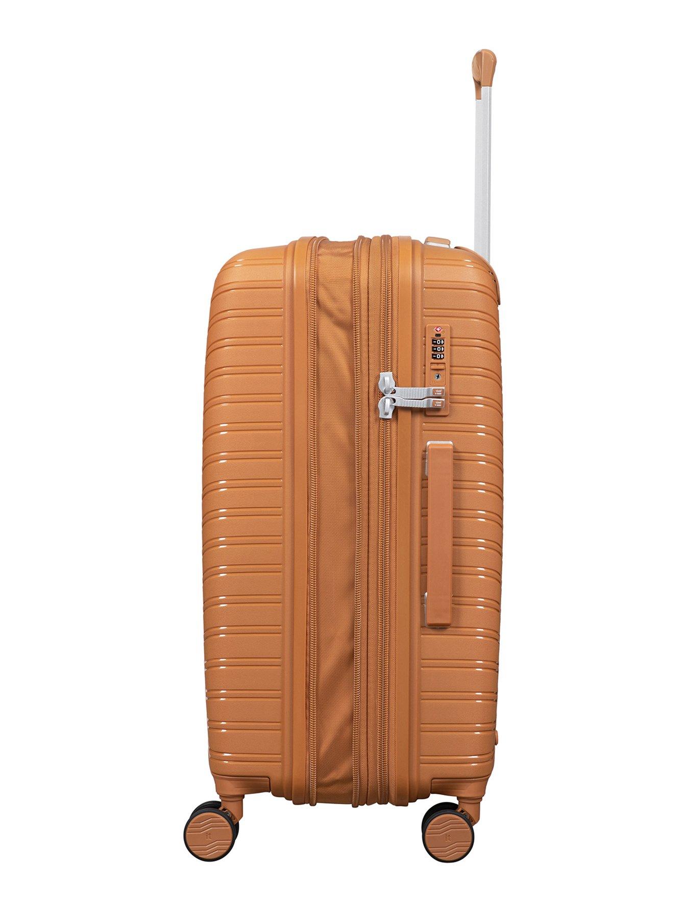 Image 4 of 7 of it Luggage Continuous Pumpkin Spice Medium Suitcase