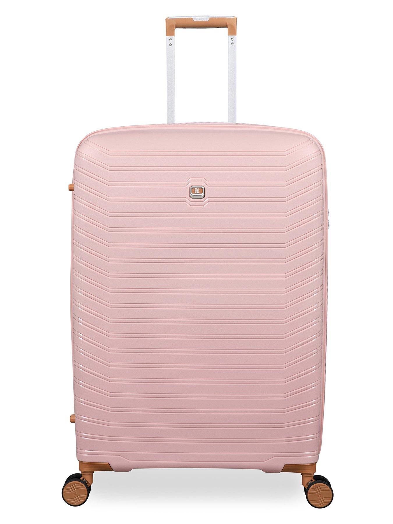Image 2 of 7 of it Luggage Continuous Peach Whip Large Suitcase