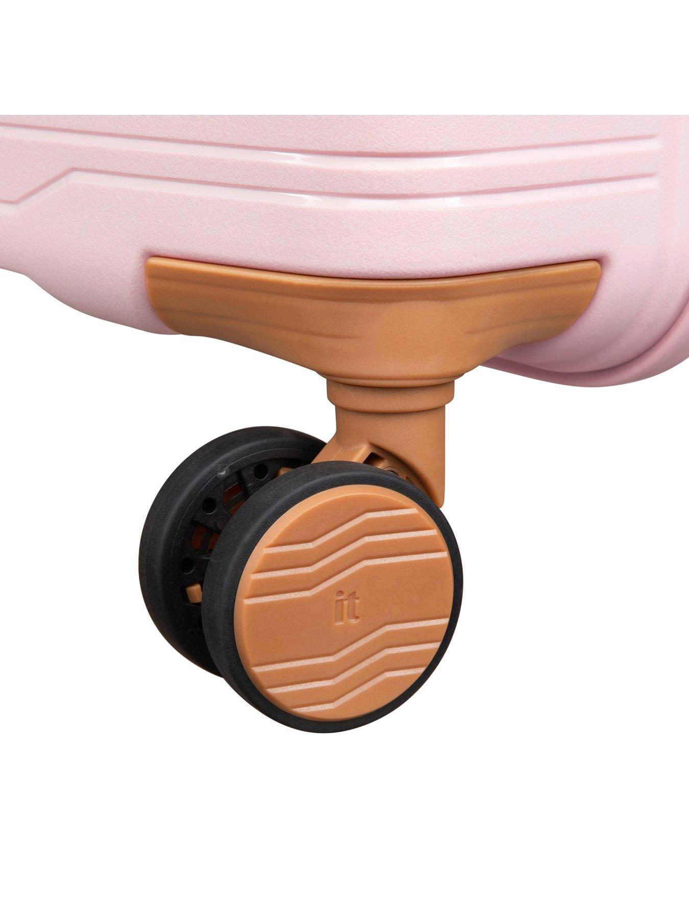 Image 6 of 7 of it Luggage Continuous Peach Whip Large Suitcase