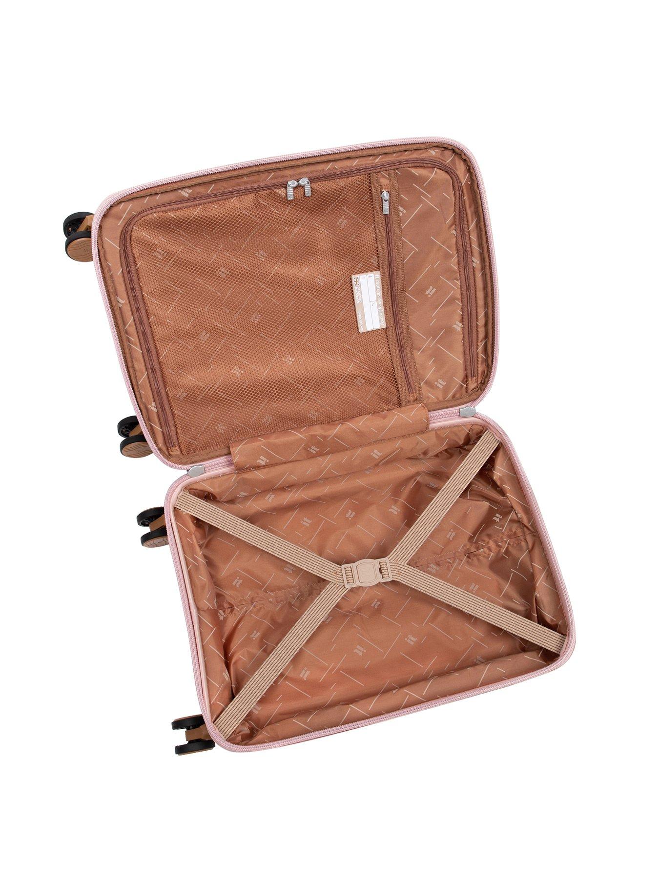 Image 7 of 7 of it Luggage Continuous Peach Whip Cabin Suitcase