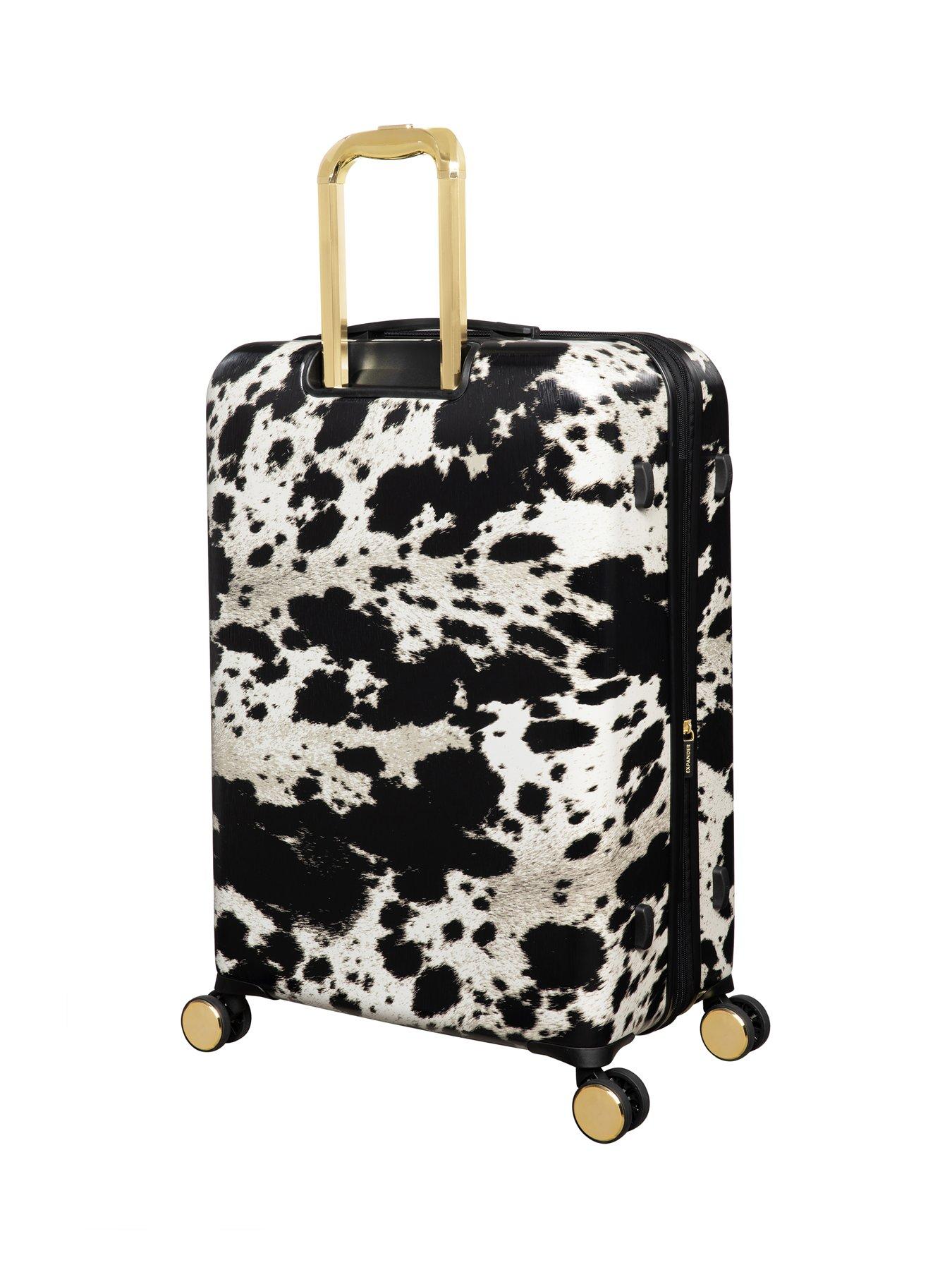 Image 3 of 7 of it Luggage Sheen Textured Cow Medium Suitcase