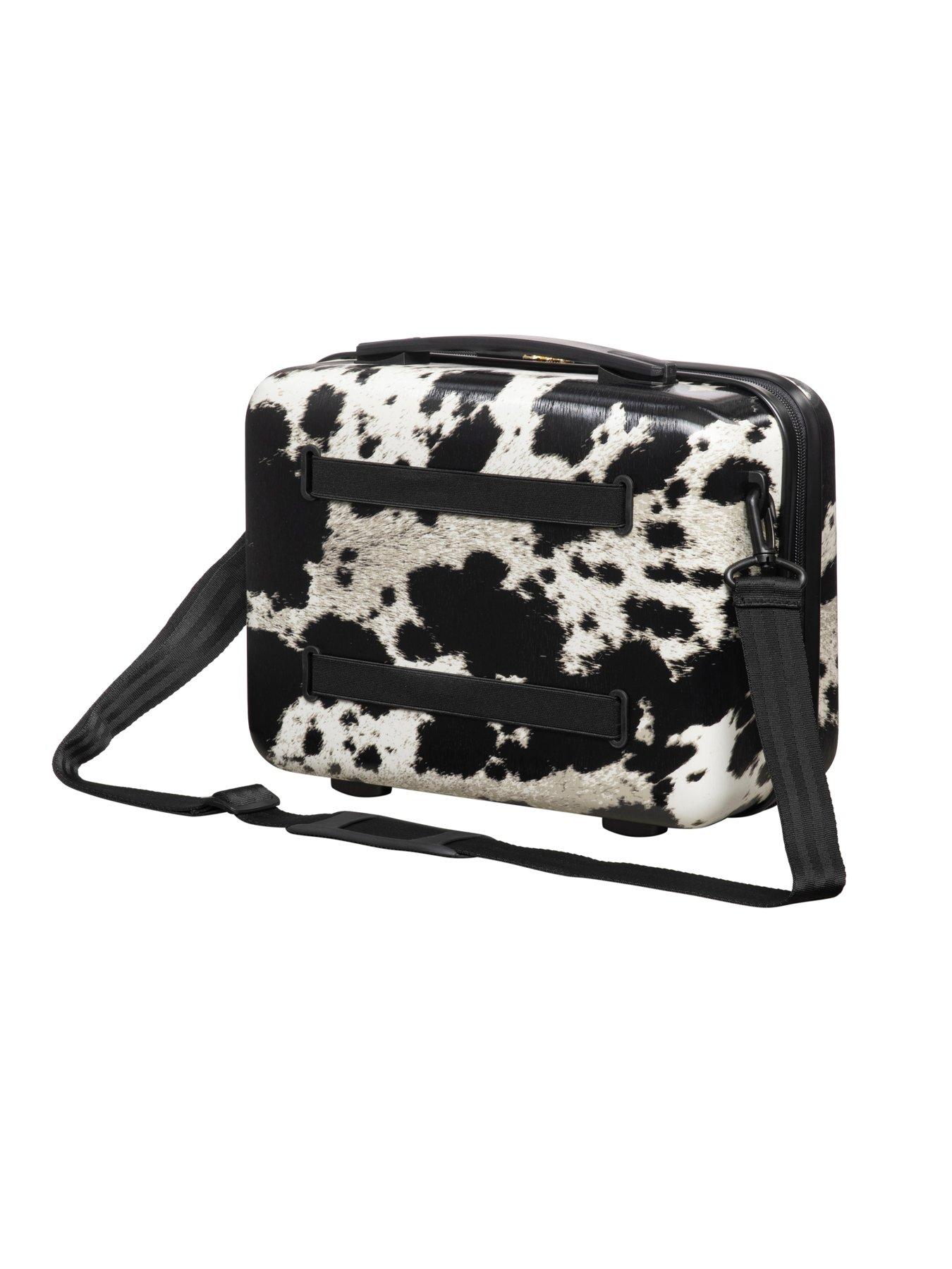 Image 2 of 5 of it Luggage Sheen Textured Cow Vanity Case