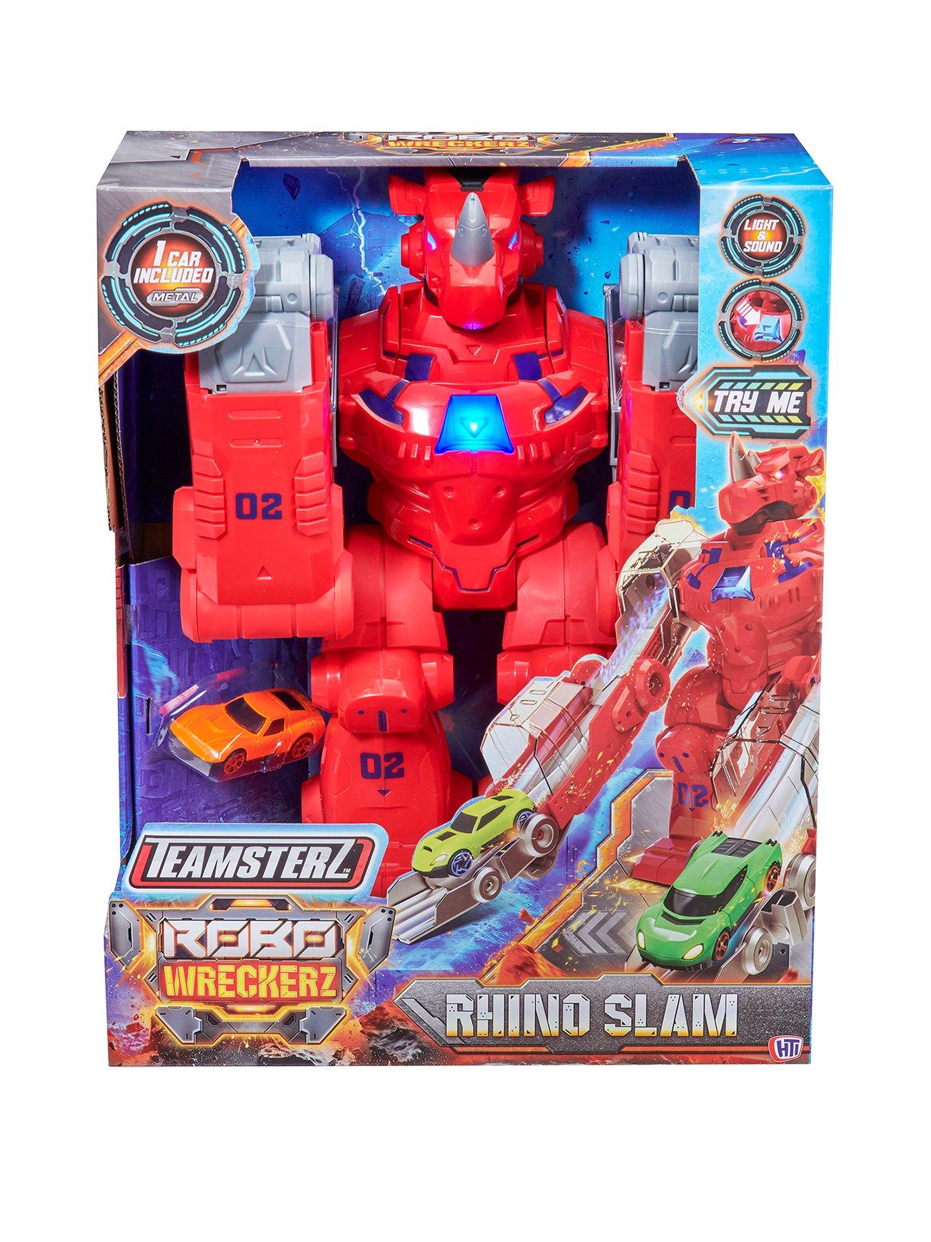 Teamsterz Robo Wreckerz Rhino Slam With 1 Car