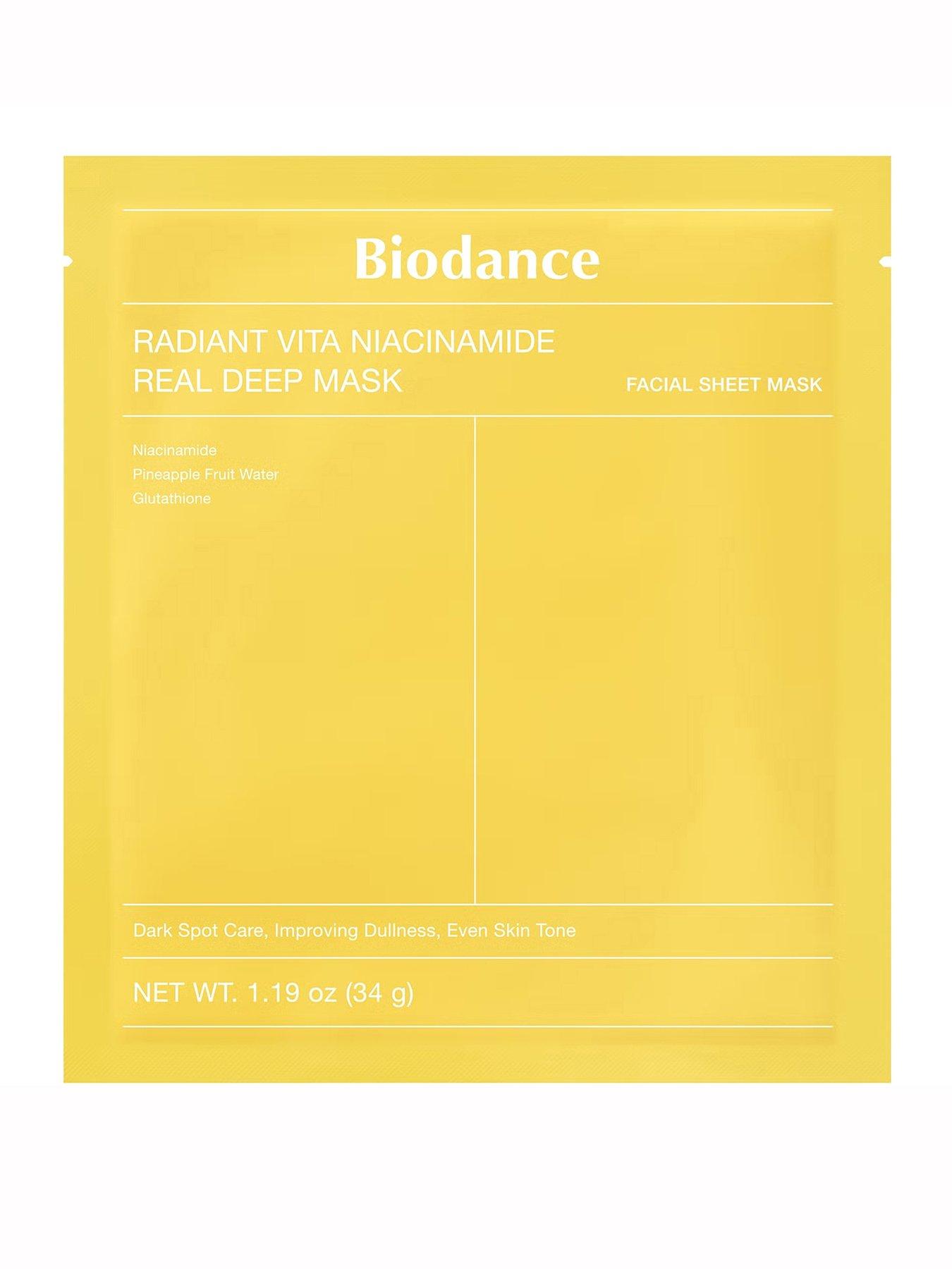 Biodance Radiant Vita Niacinamide Real Deep Mask (34g*4ea)