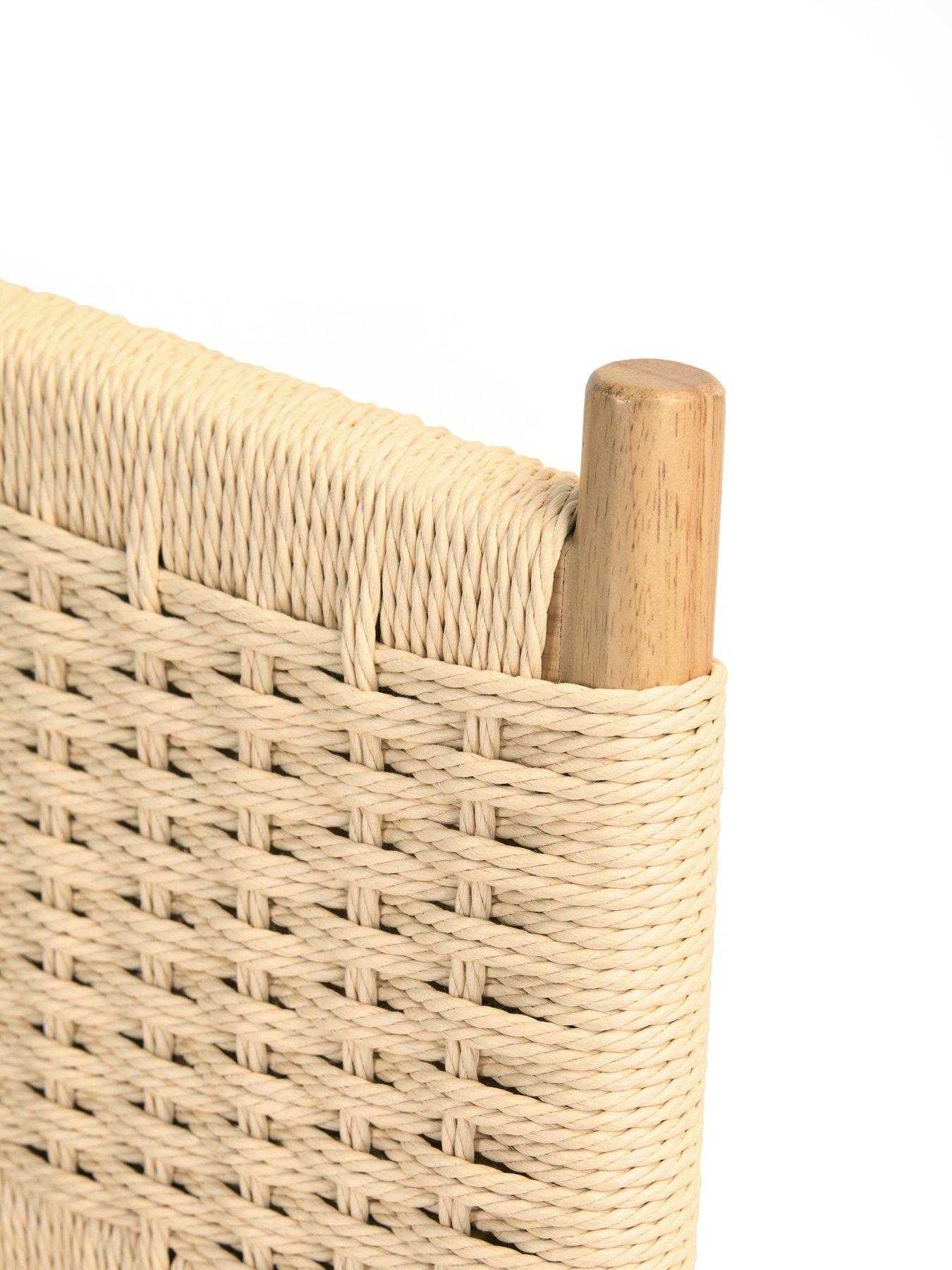 Image 5 of 7 of The Very Collection Fitz Woven Pair Of Dining Chairs