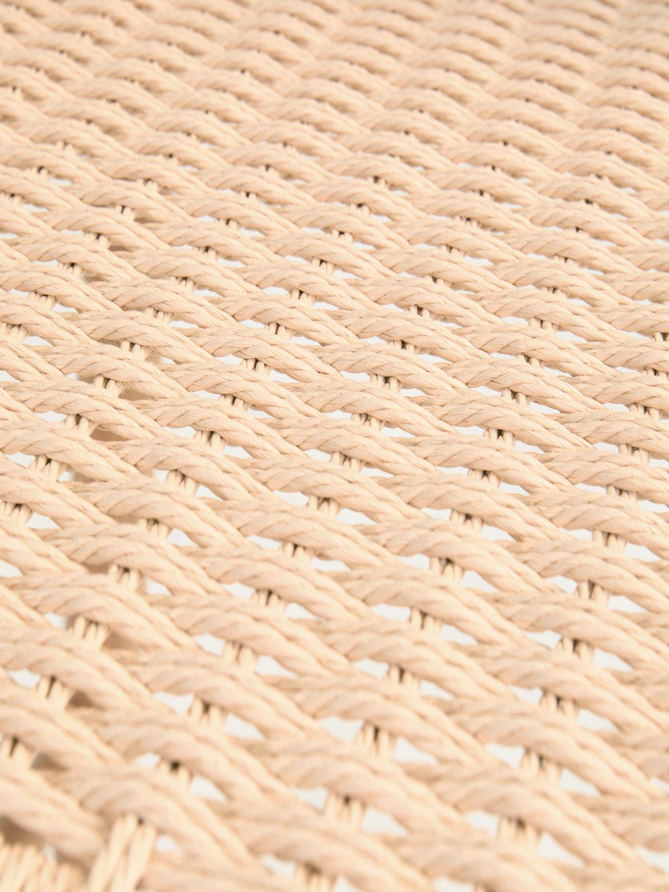 Image 7 of 7 of The Very Collection Fitz Woven Pair Of Dining Chairs