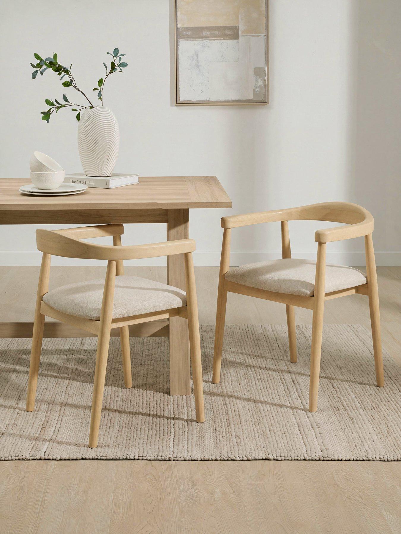 Image 1 of 5 of The Very Collection Carson Pair Of Dining Chairs