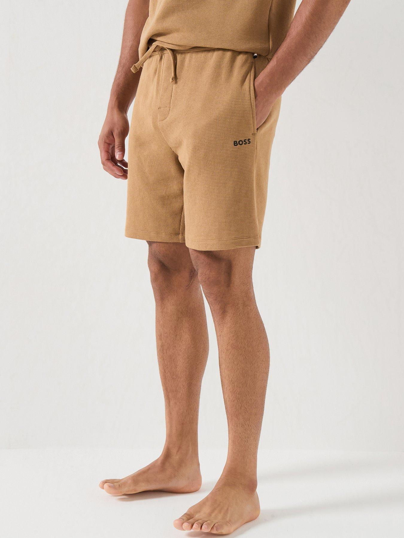 BOSS Boss Waffle Loungewear Shorts - Light Beige