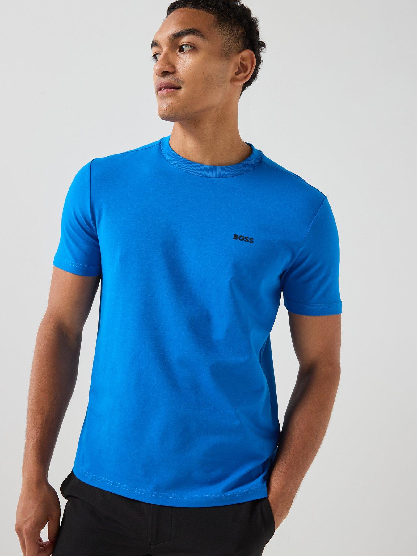 Image 5 of 6 of BOSS Tee Regular Fit T-Shirt - Bright Blue
