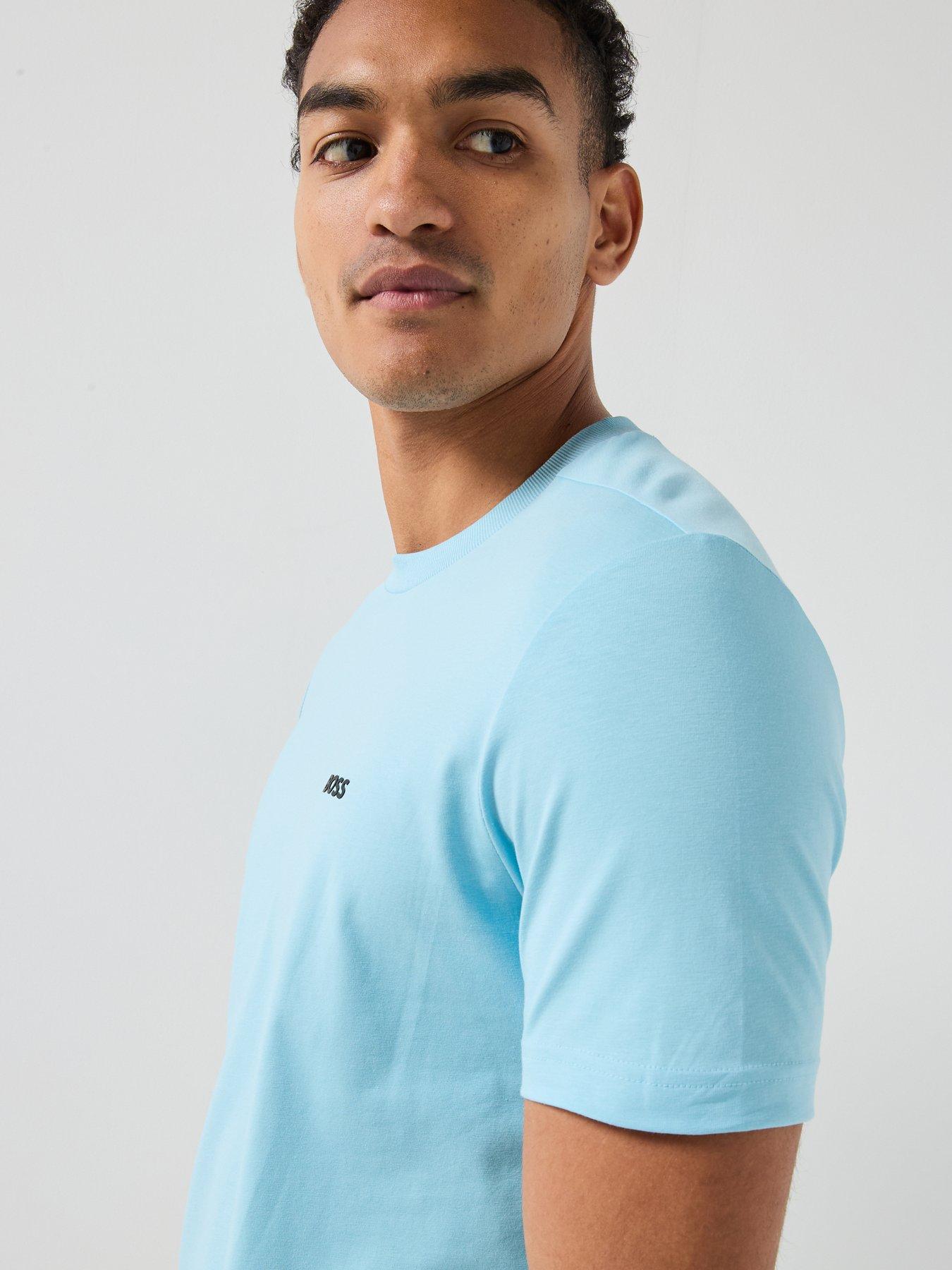 Image 4 of 4 of BOSS Regular Fit T-Shirt - Light Blue