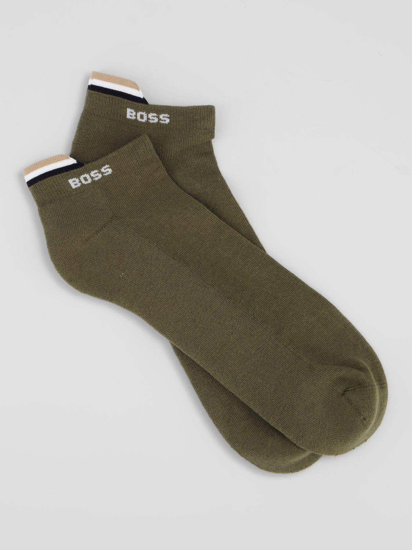 Image 2 of 3 of BOSS Bodywear 3 Pack Icon Trainer Socks - Assorted
