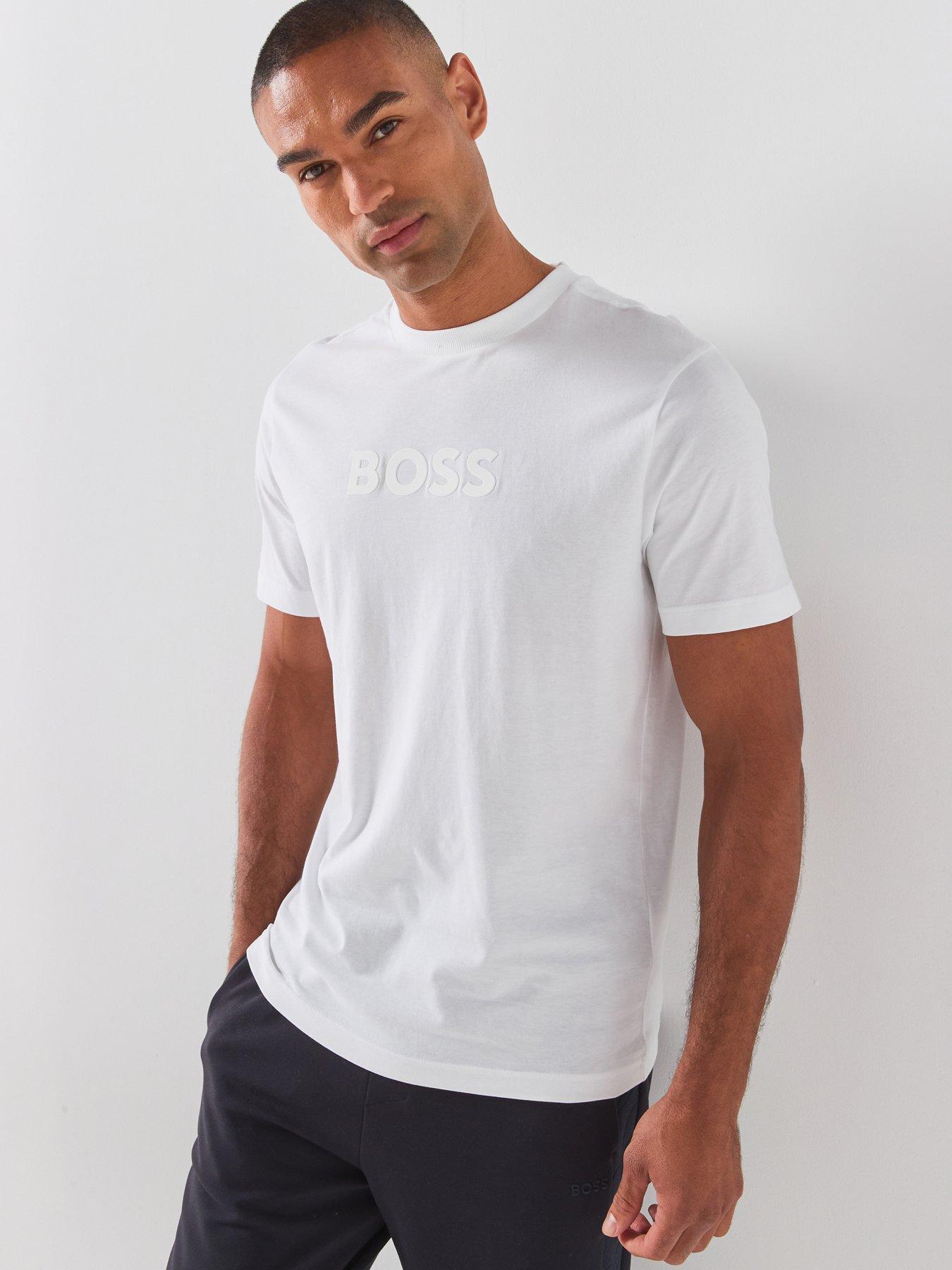 BOSS Tonal Logo T-Shirt - Off White