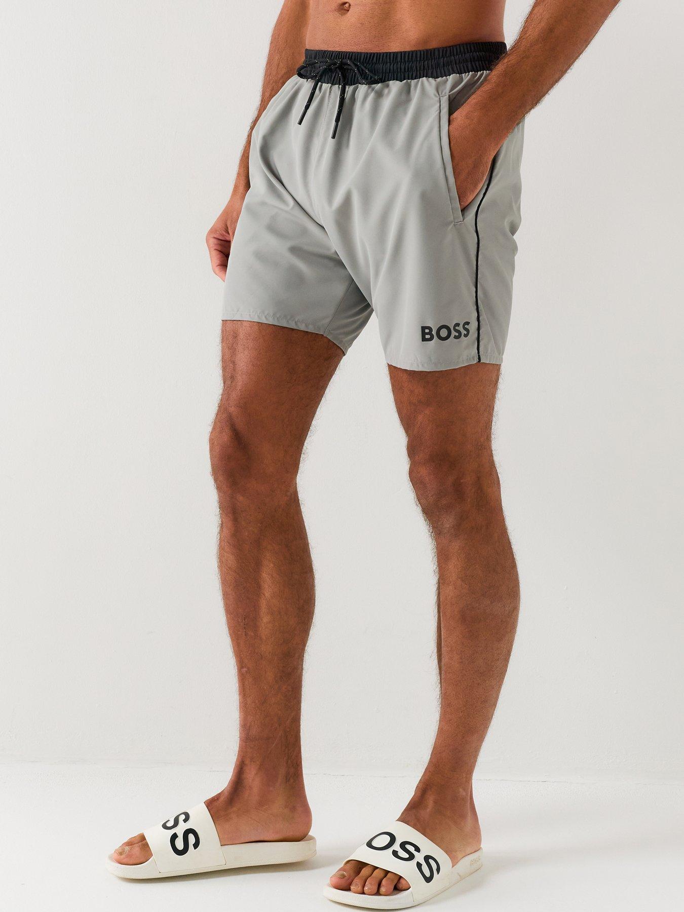 BOSS Boss Starfish Swim Shorts - Grey