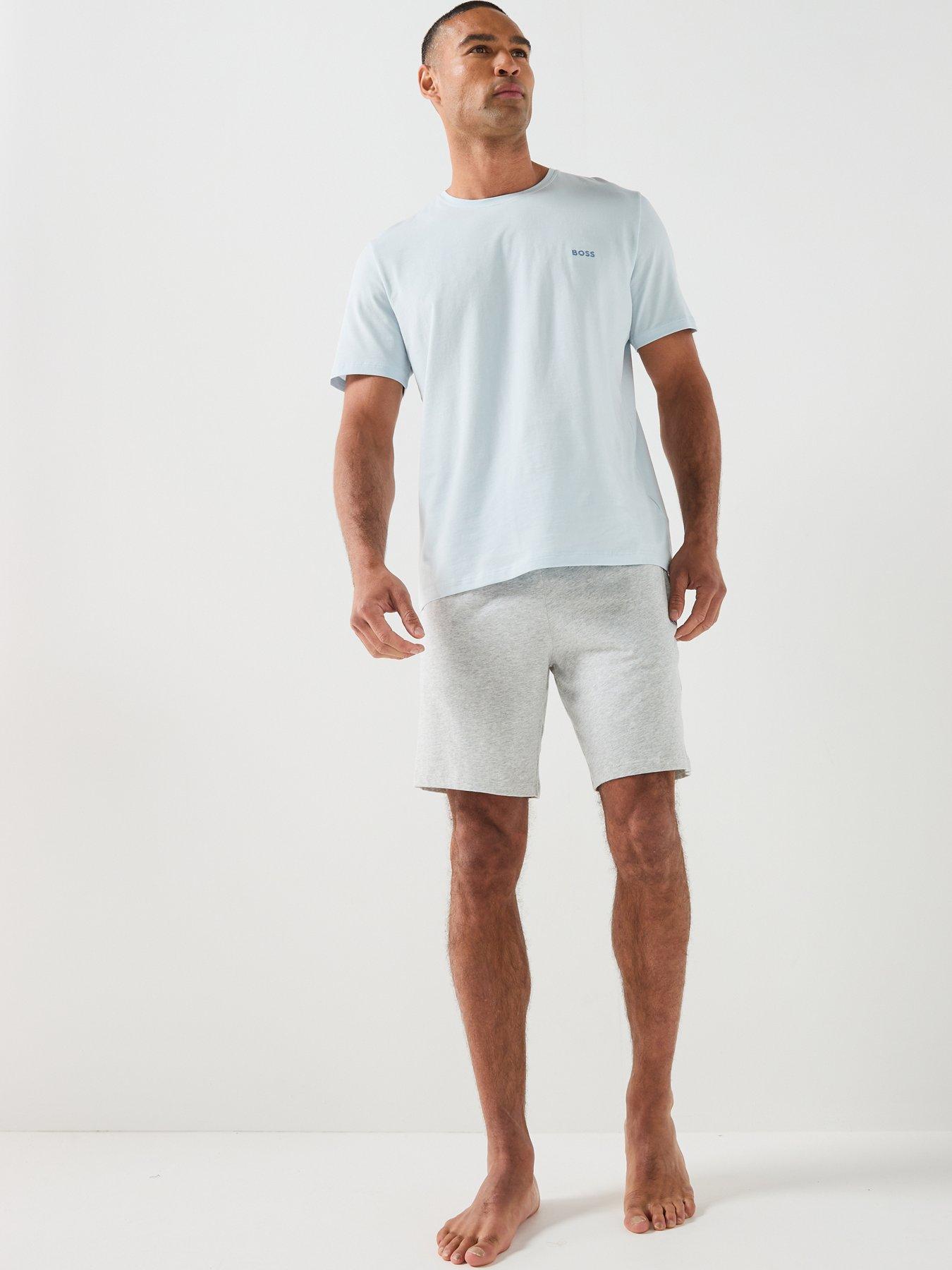 Image 3 of 5 of BOSS Mix &amp; Match Lightweight Loungewear Shorts - Light Grey