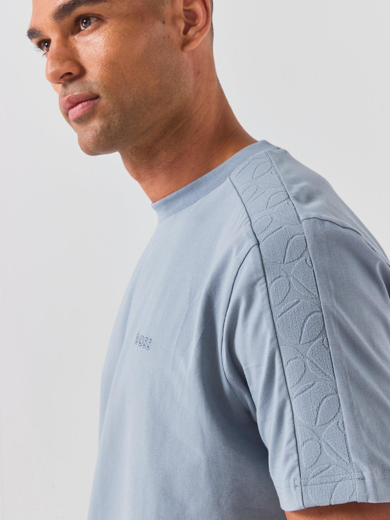 Image 4 of 5 of BOSS Tape Tennis Ball Tape T-Shirt - Grey
