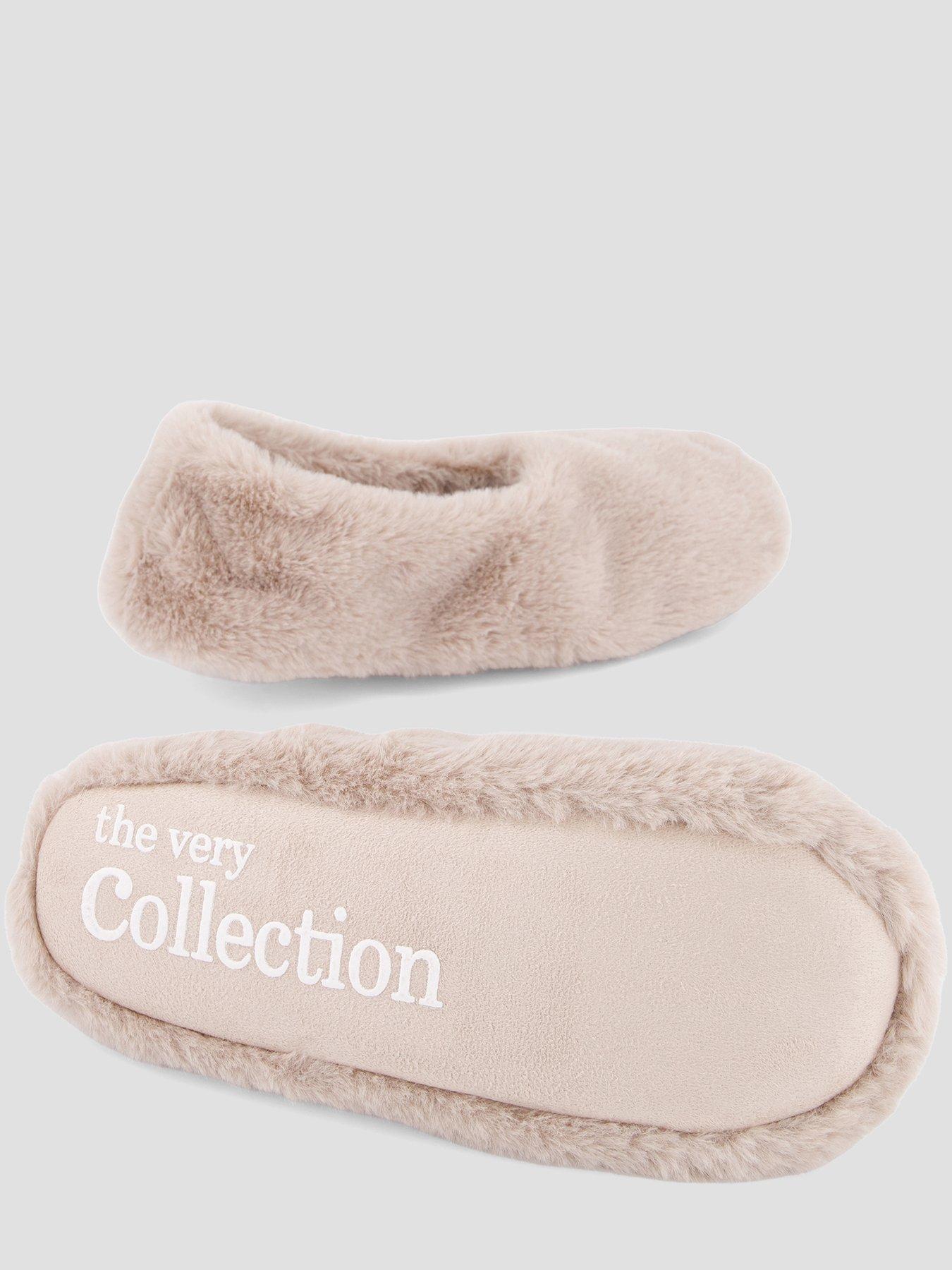 Image 4 of 6 of The Very Collection Slipper Socks - Mink