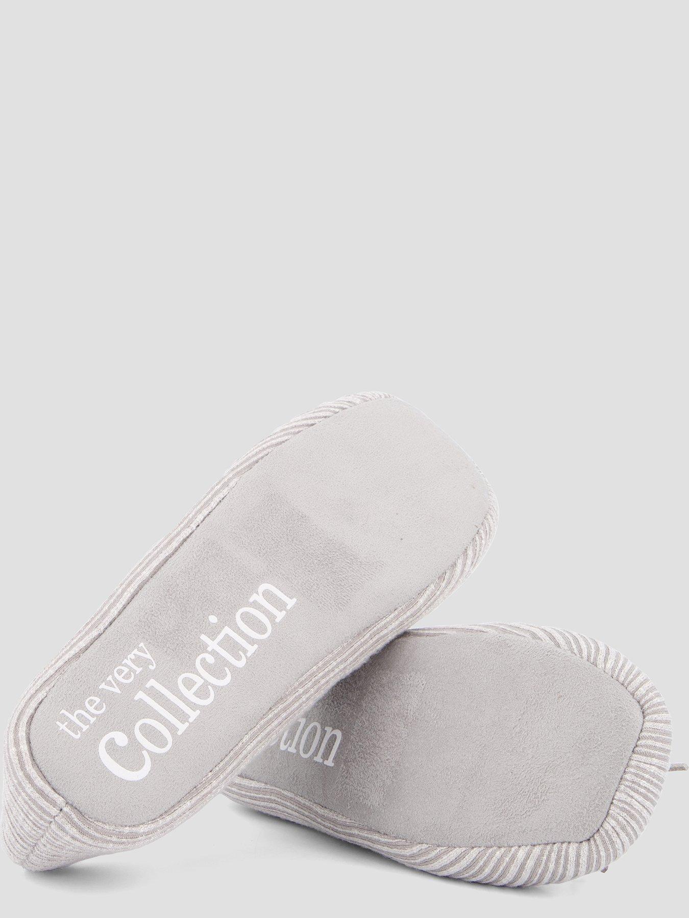 Image 4 of 7 of The Very Collection Ballerina Slipper - Grey