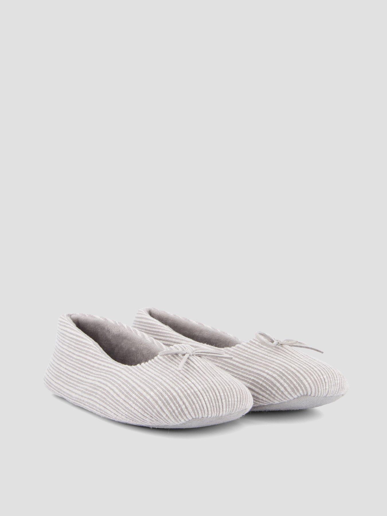 Image 6 of 7 of The Very Collection Ballerina Slipper - Grey