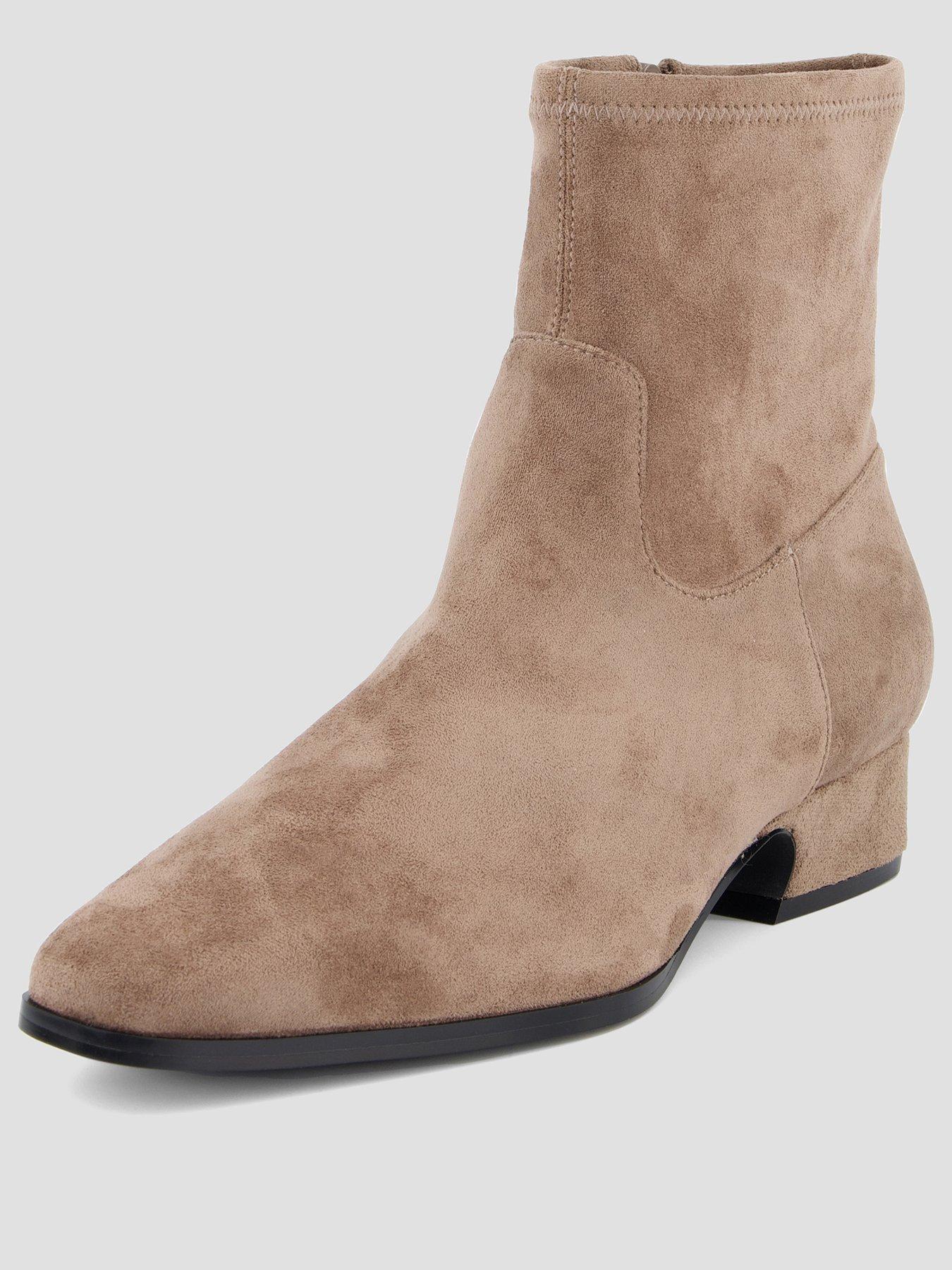 Image 2 of 7 of The Very Collection Wide Fit Chisel Toe Sock Ankle Boot