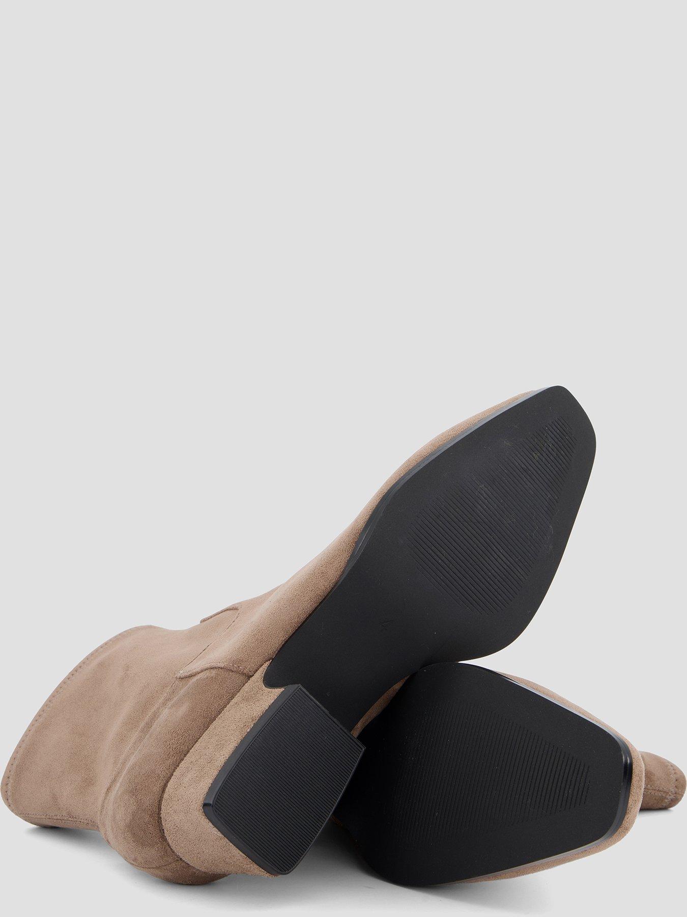 Image 4 of 7 of The Very Collection Wide Fit Chisel Toe Sock Ankle Boot