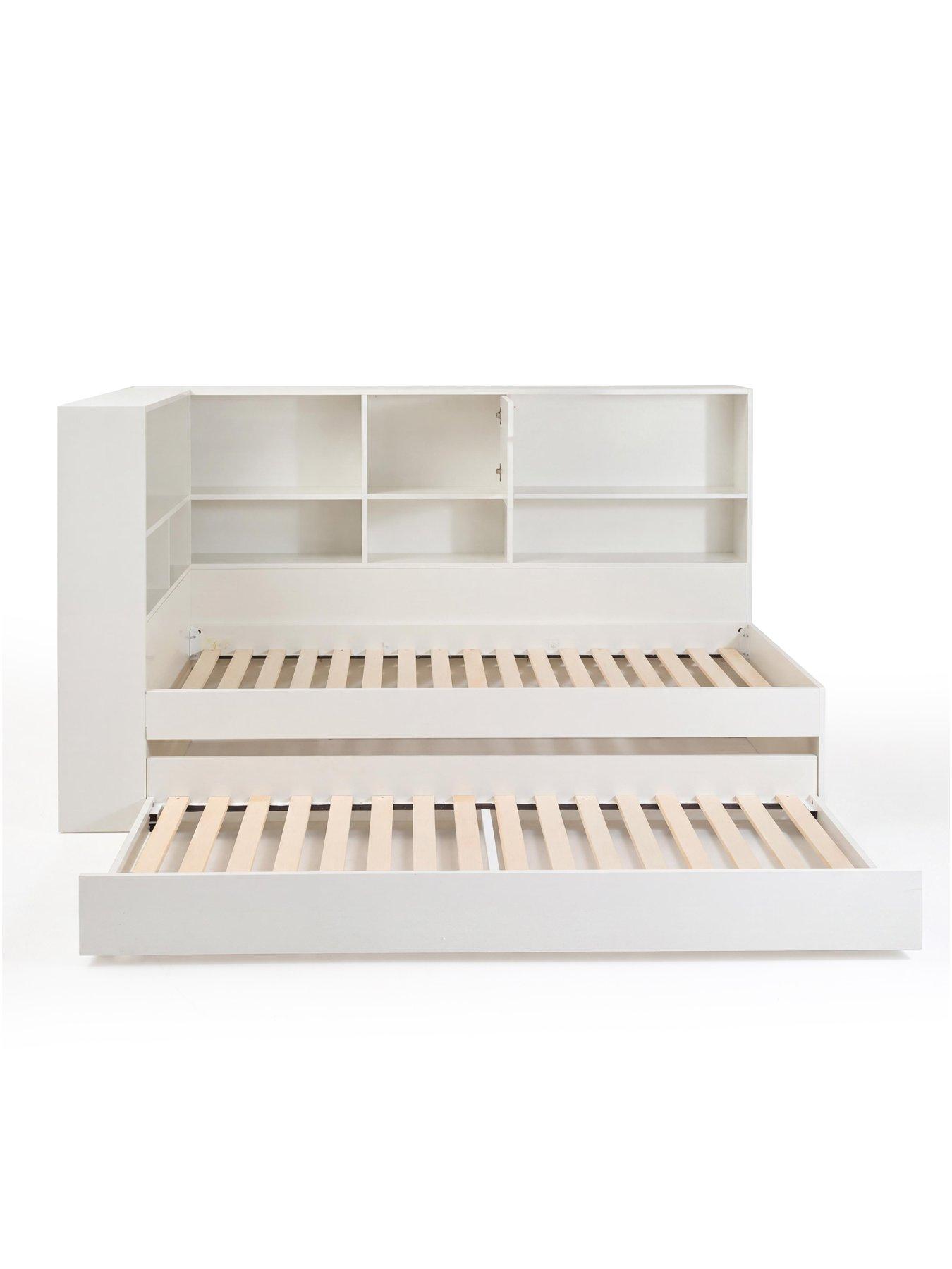 Image 3 of 7 of The Very Collection Walter Reversible Storage Bed with Trundle and Mattress Options (Buy &amp; SAVE!) - White -&nbsp;FSC&reg; Certified