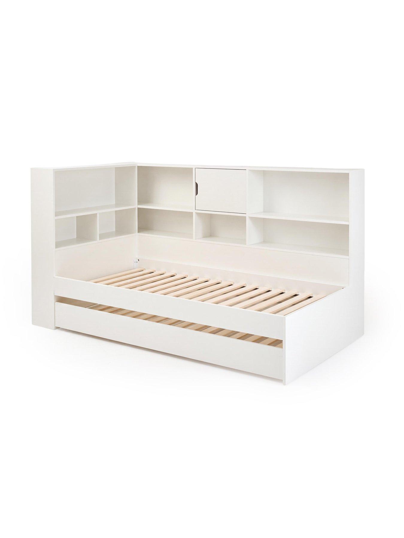 Image 4 of 7 of The Very Collection Walter Reversible Storage Bed with Trundle and Mattress Options (Buy &amp; SAVE!) - White -&nbsp;FSC&reg; Certified