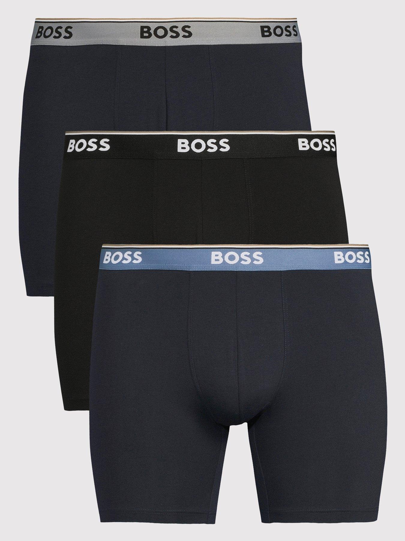 BOSS 3 Pack Power Long Boxer Briefs - Assorted