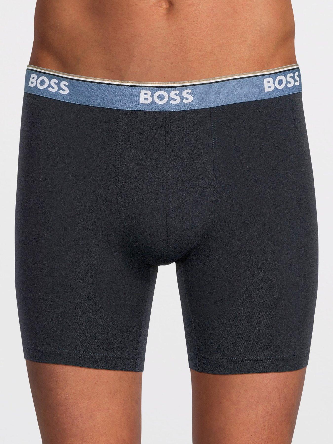 Image 2 of 4 of BOSS 3 Pack Power Long Boxer Briefs - Assorted