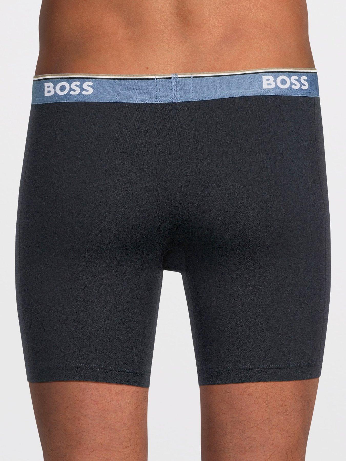 Image 3 of 4 of BOSS 3 Pack Power Long Boxer Briefs - Assorted