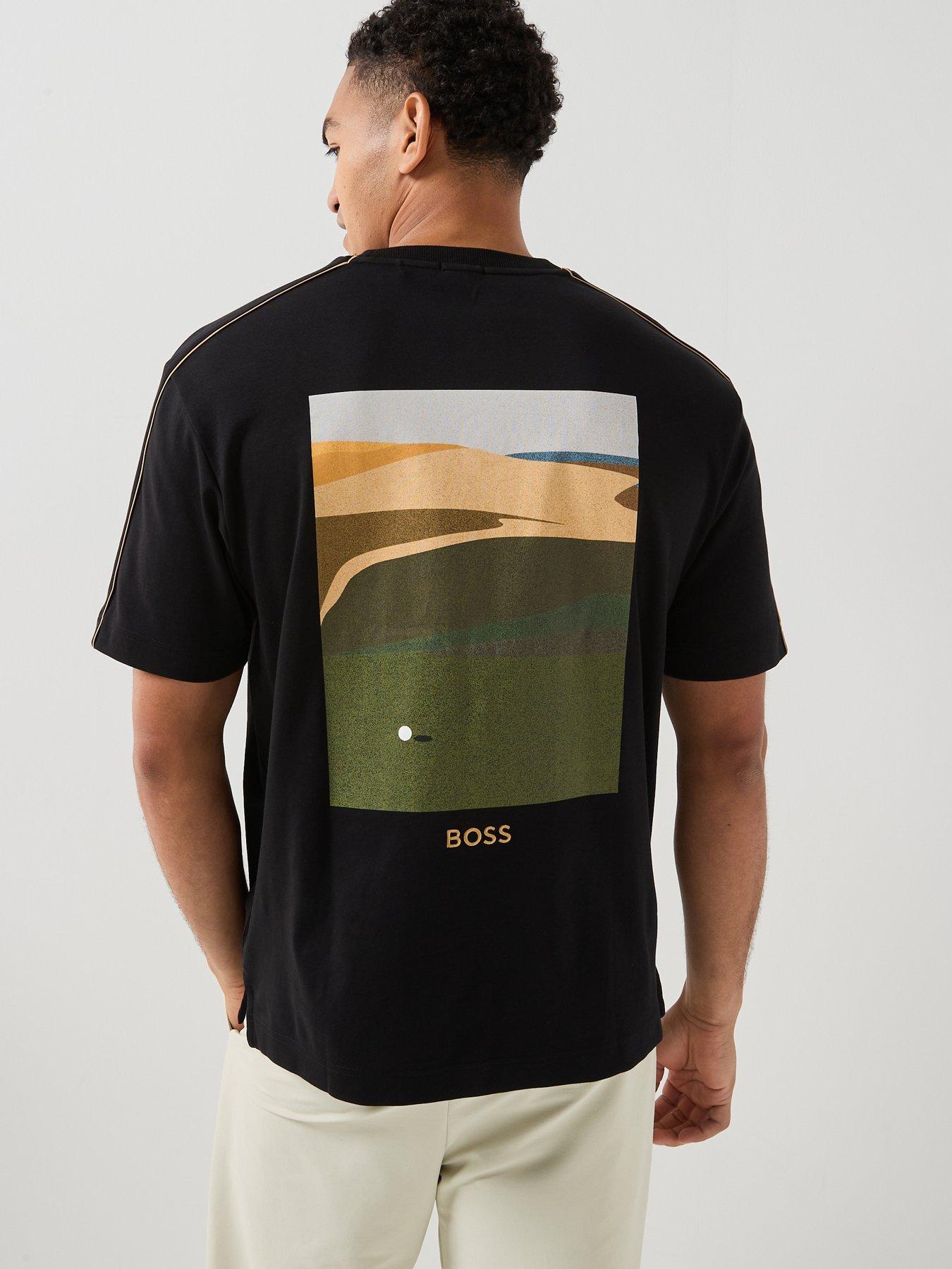 BOSS The Open26 Back Graphic T-Shirt - Black