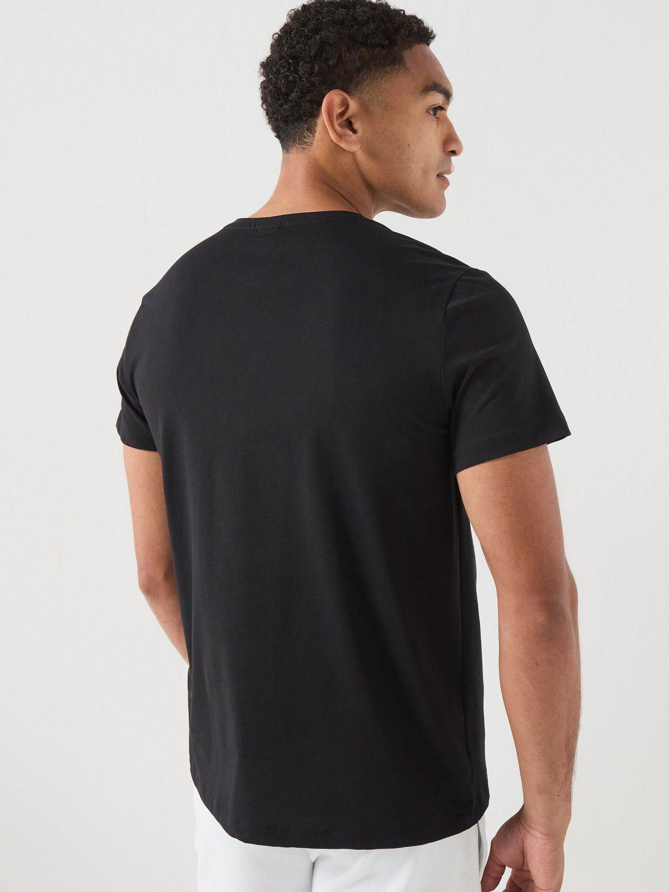 Image 2 of 5 of BOSS Bodywear Tn365 Regular Fit Logo Lounge T-Shirt - Black