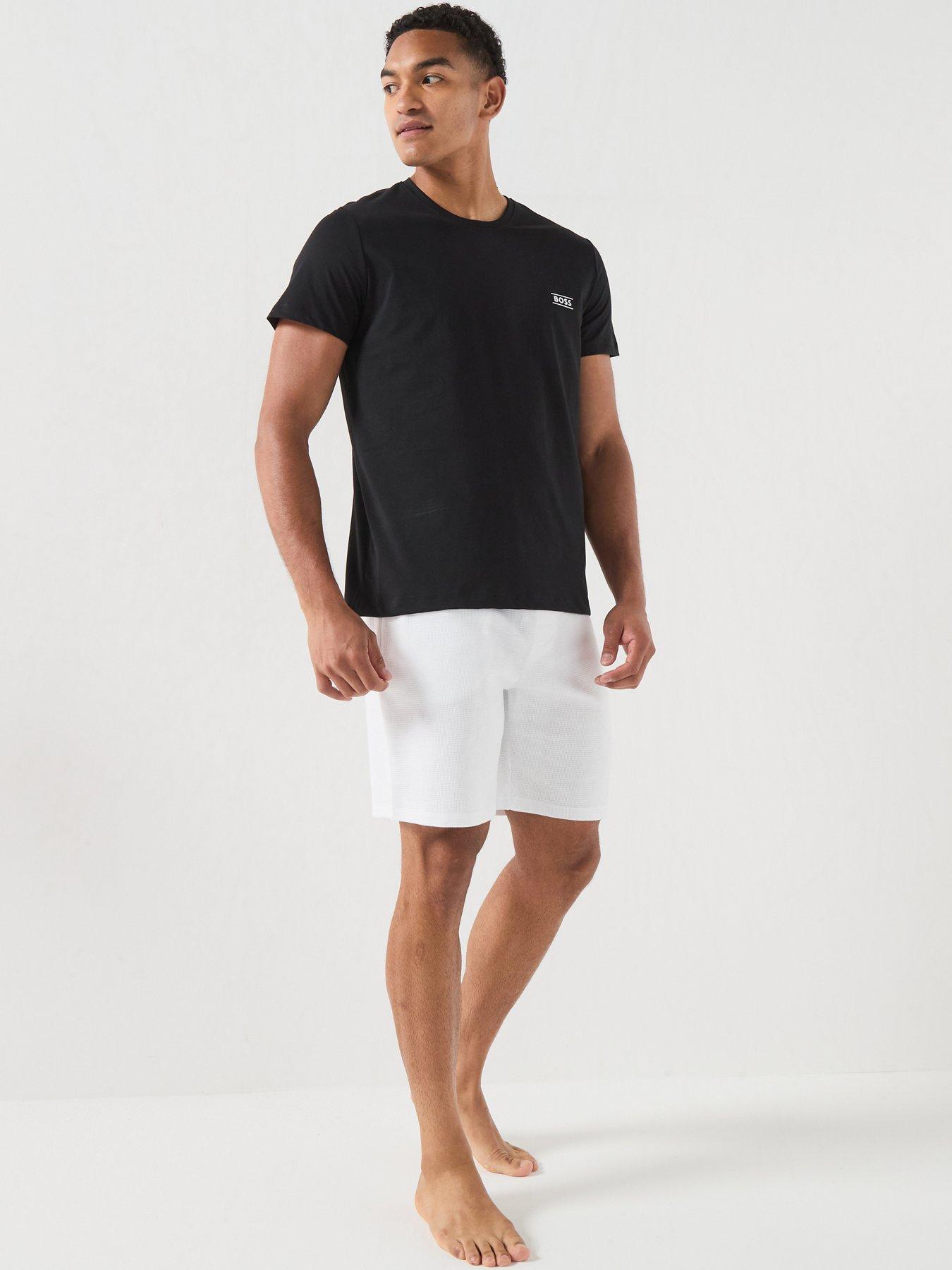 Image 3 of 5 of BOSS Bodywear Tn365 Regular Fit Logo Lounge T-Shirt - Black