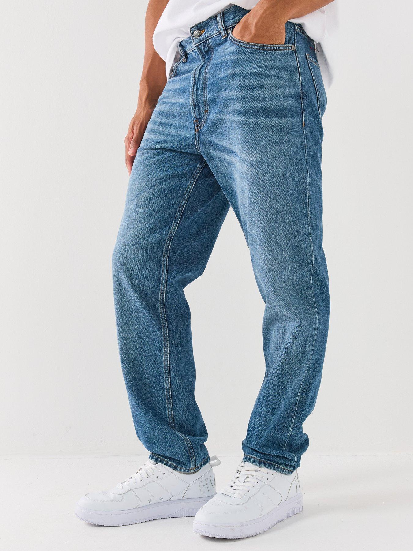 HUGO 838 Loose Fit Jeans - Navy