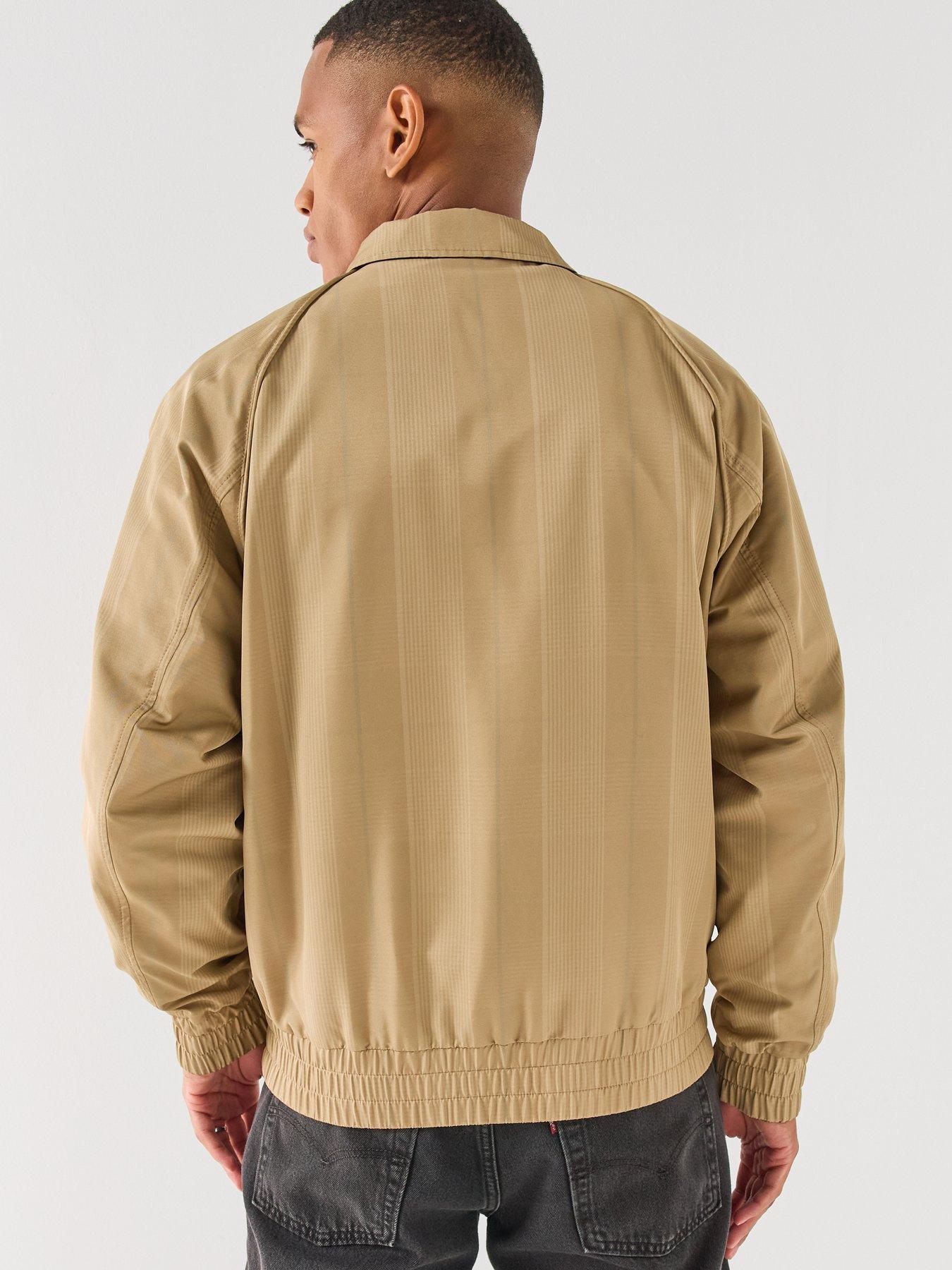 Image 2 of 6 of HUGO Bartus2631 Reversible Lightweight Harrington Jacket - Beige