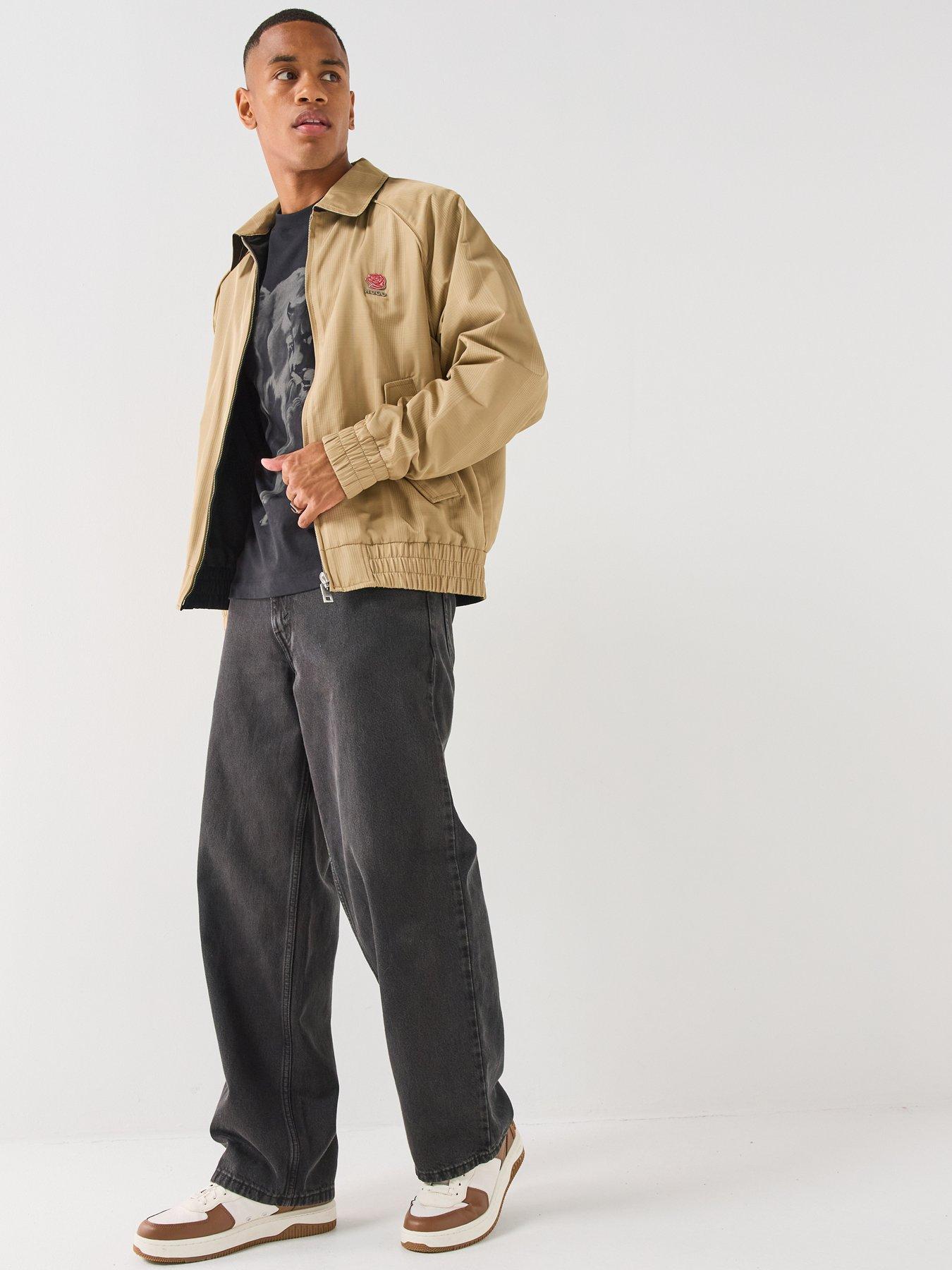 Image 3 of 6 of HUGO Bartus2631 Reversible Lightweight Harrington Jacket - Beige