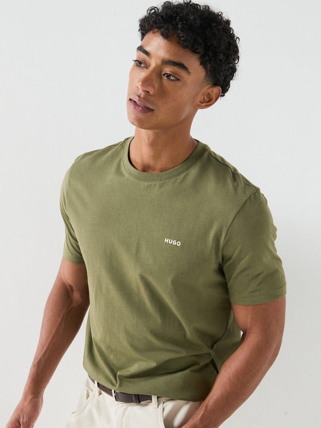 HUGO Dero222 Regular Fit T-Shirt - Green