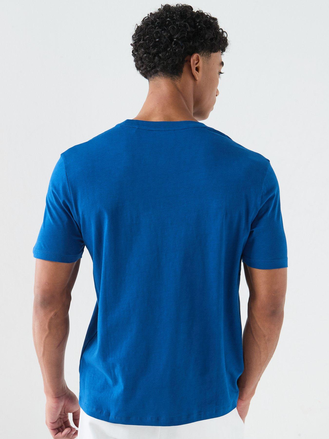Image 2 of 5 of HUGO Dero222 Regular Fit T-Shirt - Bright Blue