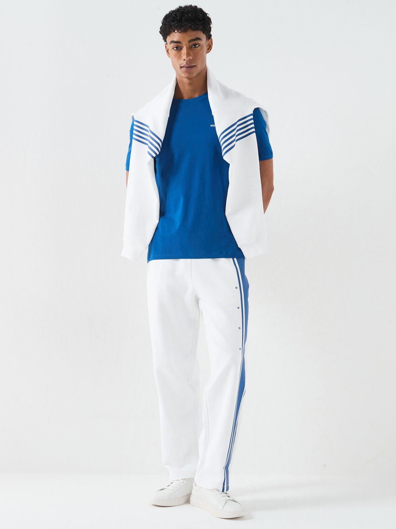Image 3 of 5 of HUGO Dero222 Regular Fit T-Shirt - Bright Blue
