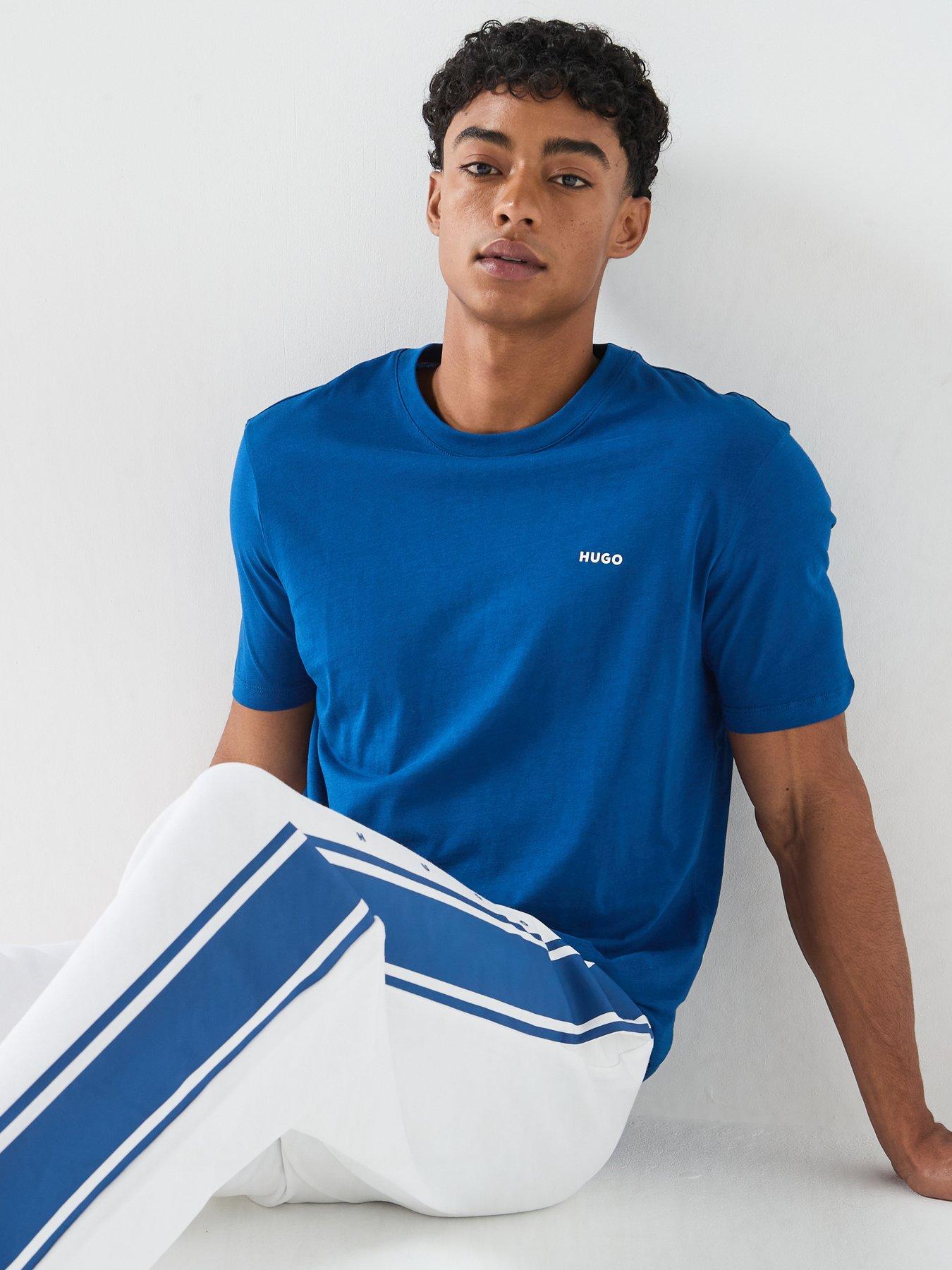Image 5 of 5 of HUGO Dero222 Regular Fit T-Shirt - Bright Blue