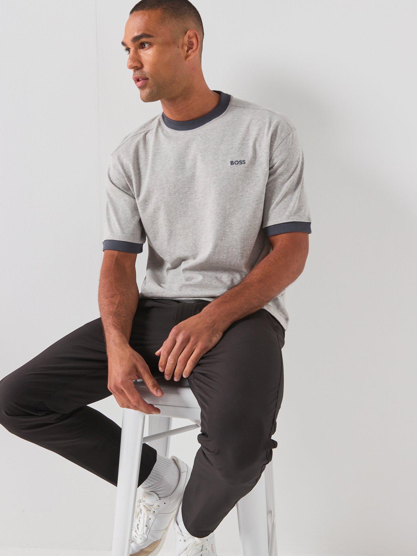 Image 4 of 6 of BOSS Relaxed Fit T-Shirt - Grey