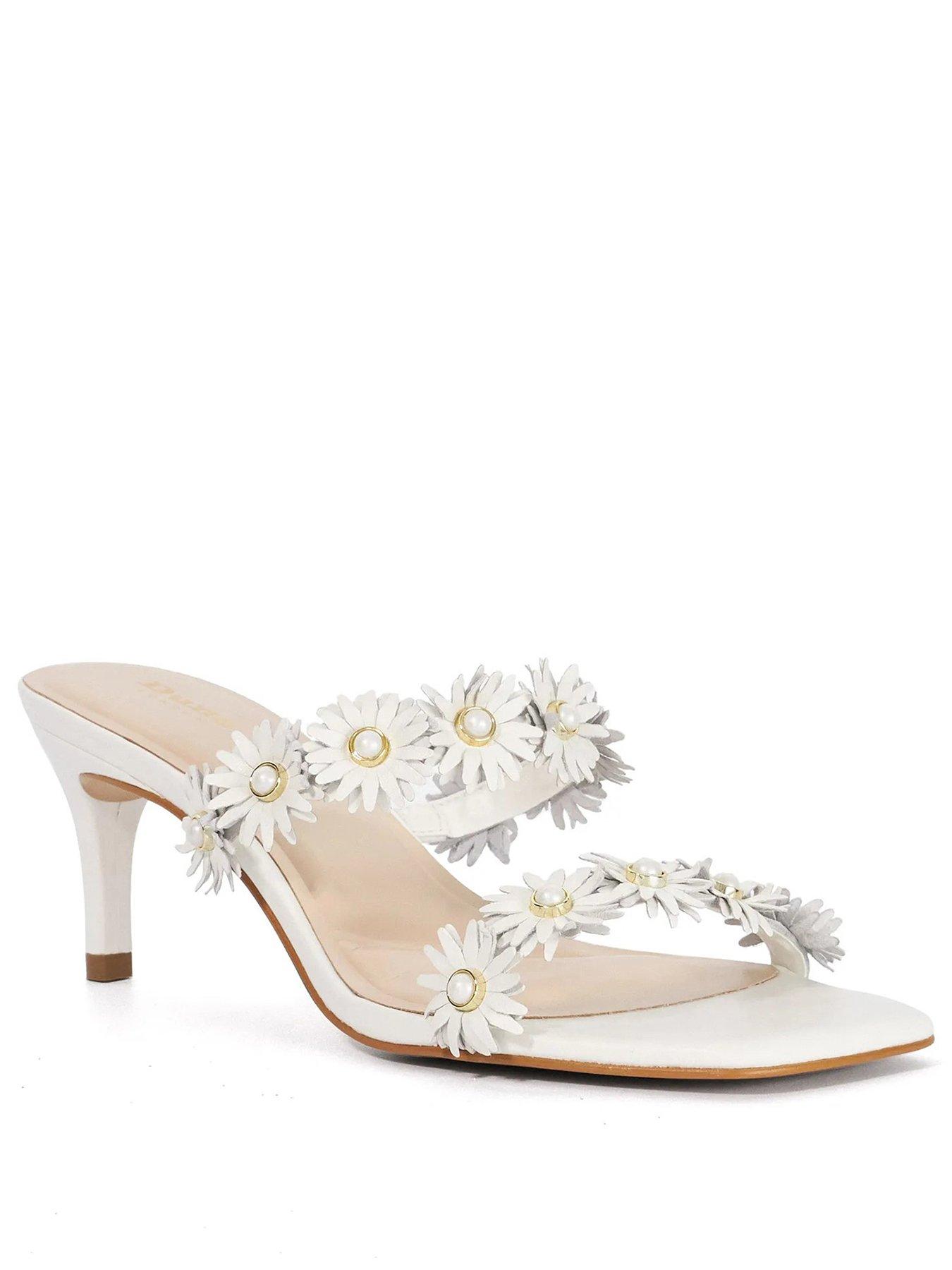 Image 2 of 5 of Dune London Maltas Dressy Sandals - White
