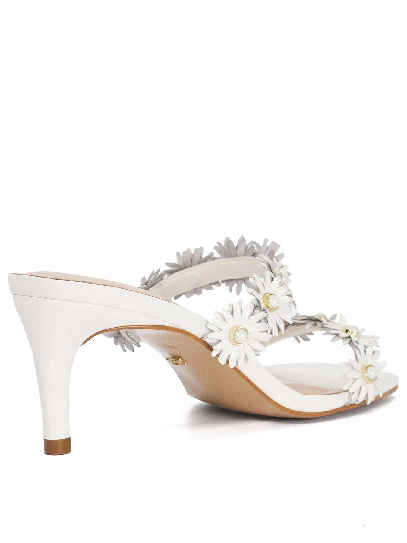Image 3 of 5 of Dune London Maltas Dressy Sandals - White