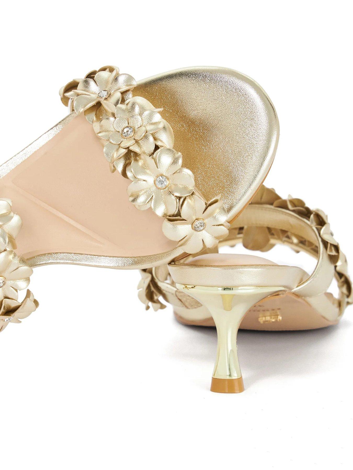 Image 3 of 3 of Dune London Mallori Dressy Sandals - Gold
