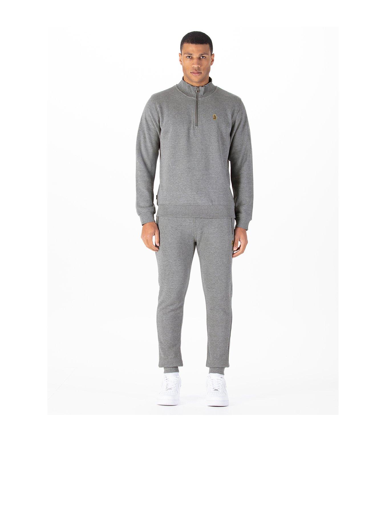 Luke 1977 Sydney Rome 1000 320gsm Tracksuit Set - Grey