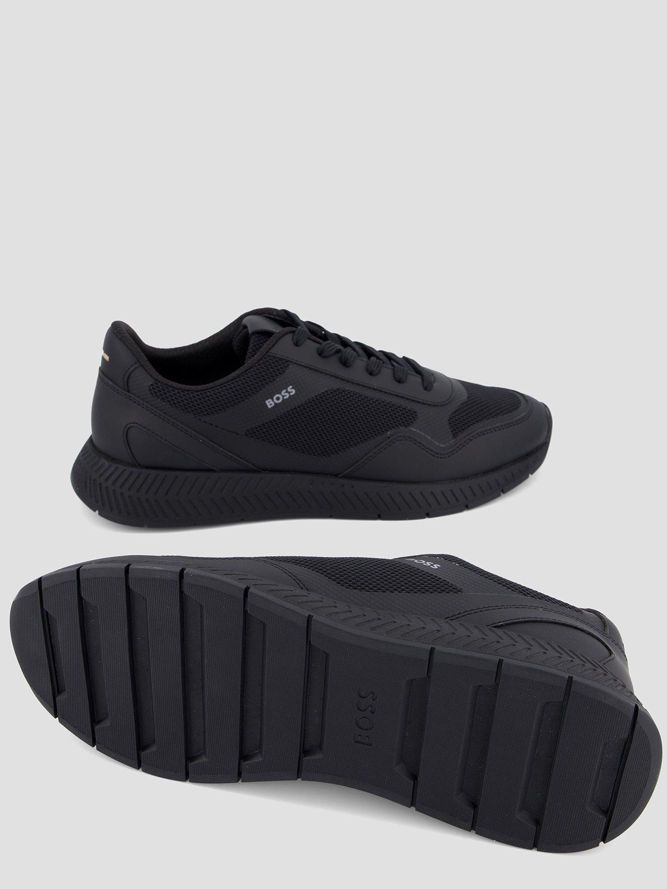 Image 4 of 7 of BOSS Titanium Runn Trainers - Black