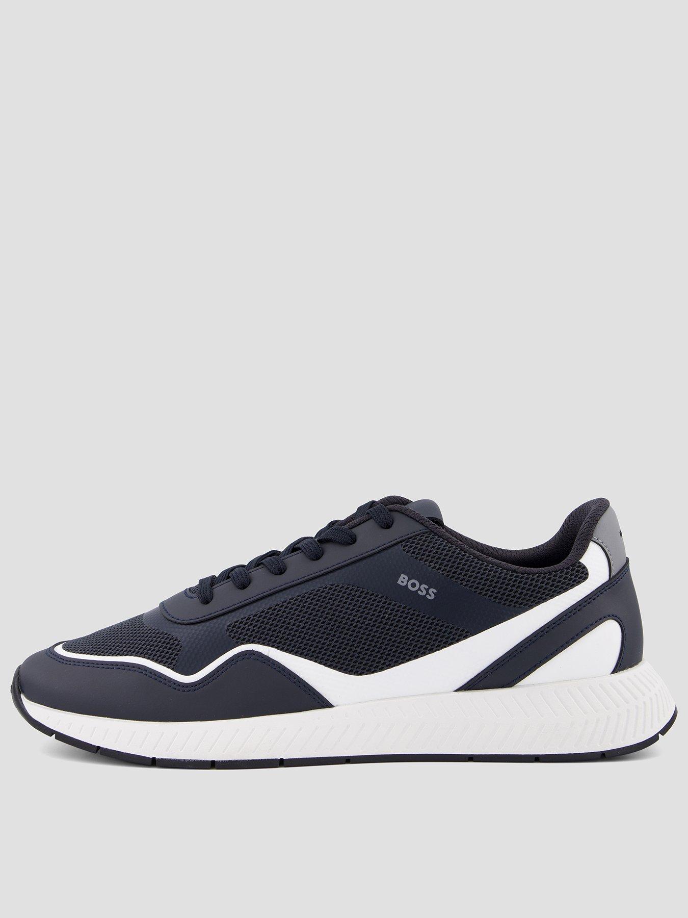 BOSS Titanium Runn Trainers - Navy